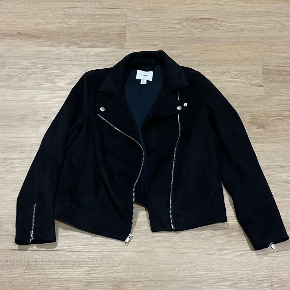 Forever 21 Midnight Black Leather Jacket